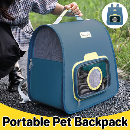 Go Out Pet Backpack Portable Cat Dog Carrier Handheld Travel Pet Backpack Bag