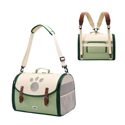 Outdoor Pet Backpack Foldable Breathable Carrier Bag for Cats Small Dogs