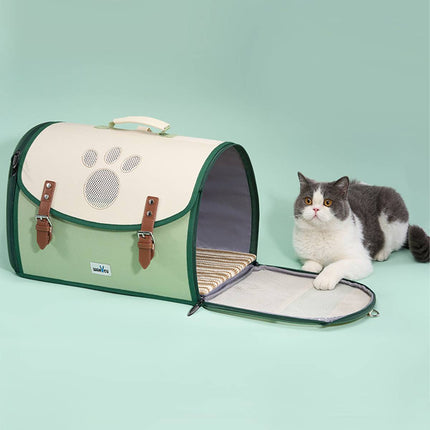 Outdoor Pet Backpack Foldable Breathable Carrier Bag for Cats Small Dogs
