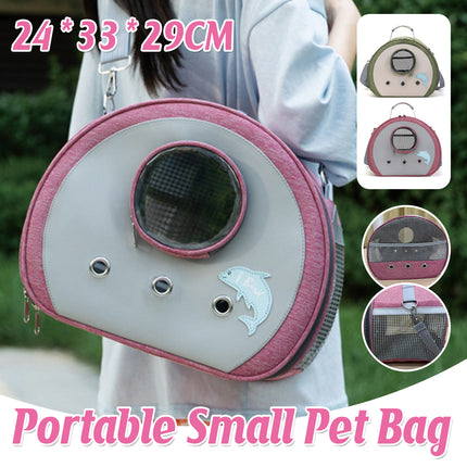 Portable Small Pet Carrier Bag Breathable Comfortable for Small Pets Travel Use