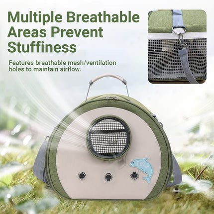 Portable Small Pet Carrier Bag Breathable Comfortable for Small Pets Travel Use