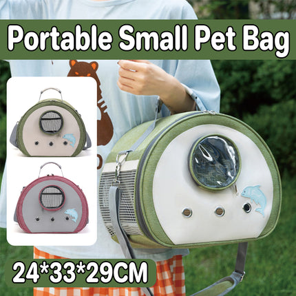 Portable Small Pet Carrier Bag Breathable Comfortable for Small Pets Travel Use