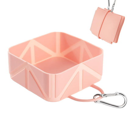 Portable Pet Bowl Travel Foldable Silicone for Dog Cat Outdoor Walking Hiking