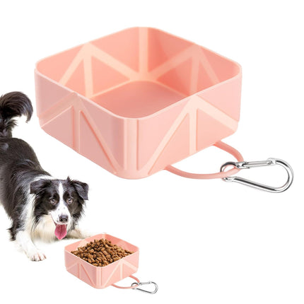 Portable Pet Bowl Travel Foldable Silicone for Dog Cat Outdoor Walking Hiking