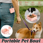 Portable Pet Bowl Travel Foldable Silicone for Dog Cat Outdoor Walking Hiking