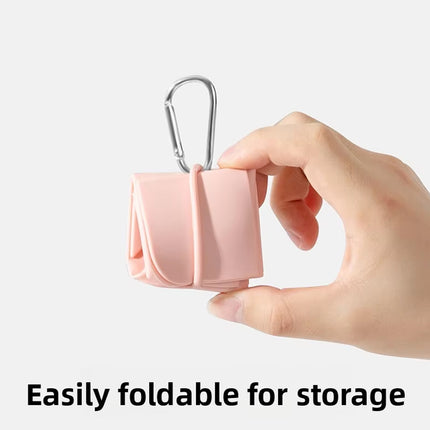 Portable Pet Bowl Travel Foldable Silicone for Dog Cat Outdoor Walking Hiking