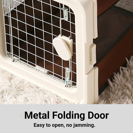 Portable Pet Carrier Foldable Cage Breathable Soft Sided for Cats Dogs Travel