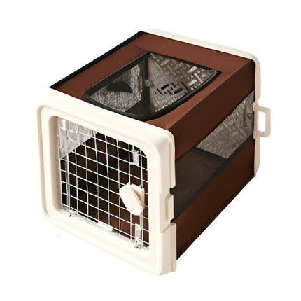 Portable Pet Carrier Foldable Cage Breathable Soft Sided for Cats Dogs Travel