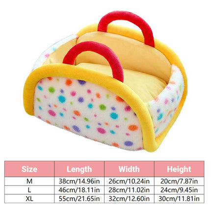 Handheld Universal Semi Enclosed Portable Pet Nest Cozy Den Travel Outdoor Use