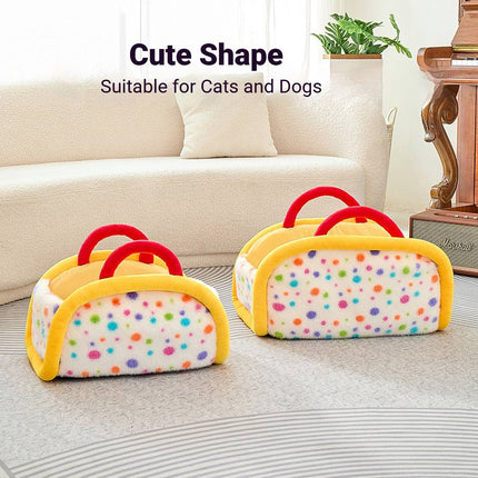 Handheld Universal Semi Enclosed Portable Pet Nest Cozy Den Travel Outdoor Use