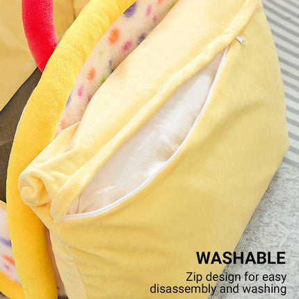 Handheld Universal Semi Enclosed Portable Pet Nest Cozy Den Travel Outdoor Use