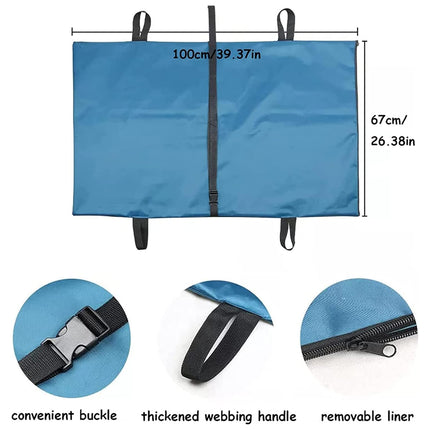 Pet Emergency Stretcher Foldable Soft Dog Cat First Aid Carrier 100 x 67cm