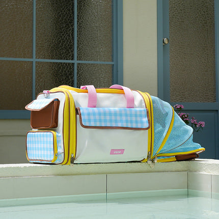 Portable Pet Travel Carrier Bag Fashion Large Capacity Durable for Cats Dogs Use
