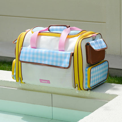 Portable Pet Travel Carrier Bag Fashion Large Capacity Durable for Cats Dogs Use