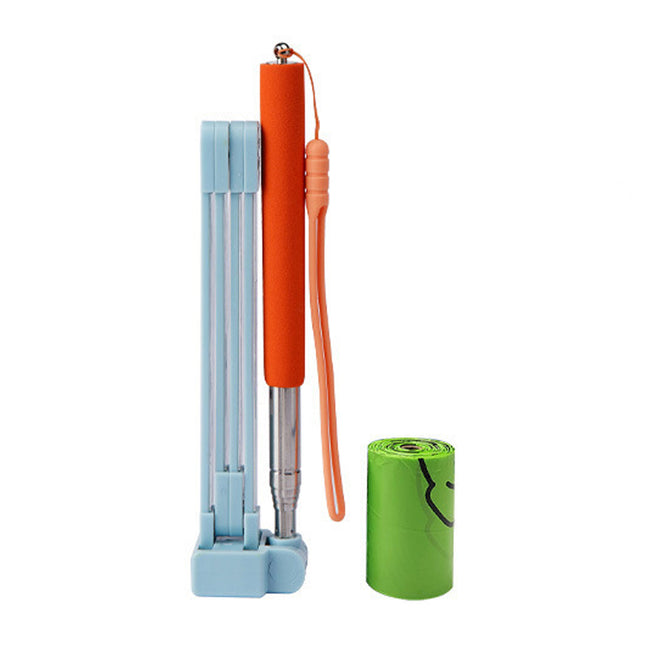 Portable Poop Picker Non Slip Handle Waste Bag Holder for Outdoor Cleaning Use