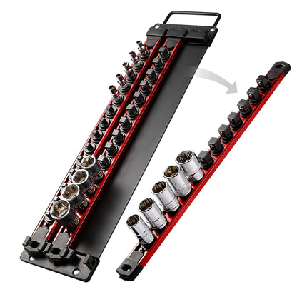 Portable Socket Storage Rack Tool Rack Socket Tool Organizer Garage Workshop