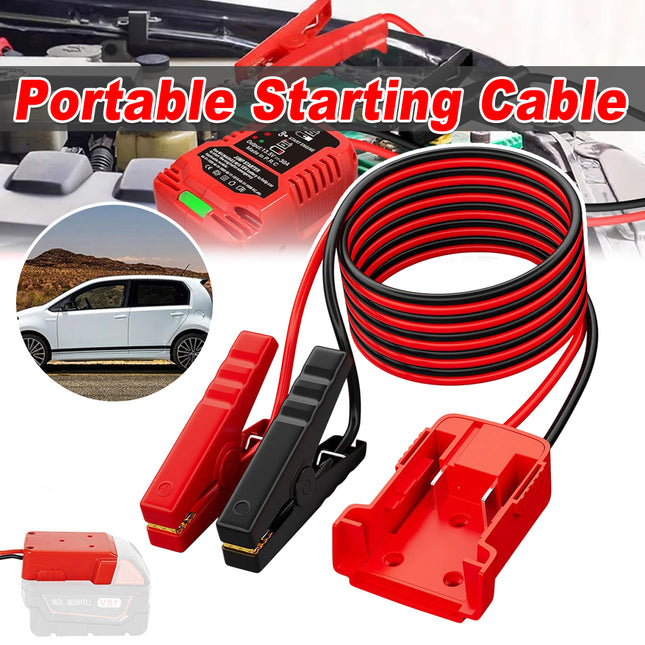 Portable Car Jump Starter Cable Emergency Power Conversion Line Durable Anti Slip