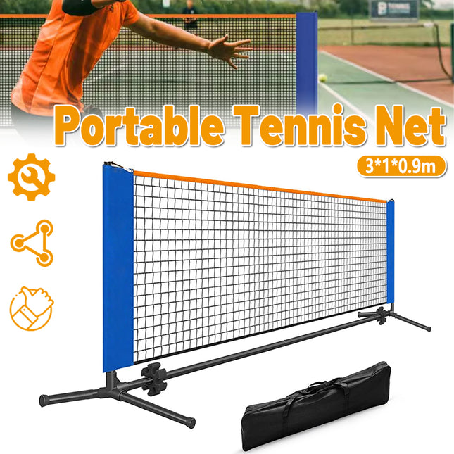 Tennis Badminton Volleyball Net 3M Portable Sports Training Net For Outdoor Court