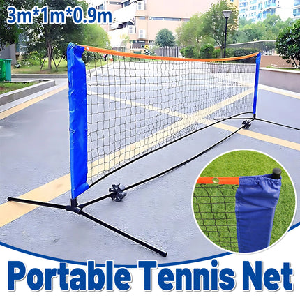 Tennis Badminton Volleyball Net 3M Portable Sports Training Net For Outdoor Court