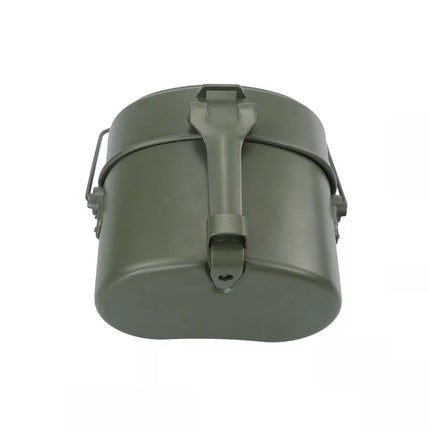3 IN 1 Military Canteen Camping Cookware Set Hiking Army Lunch Box Pot Bowl