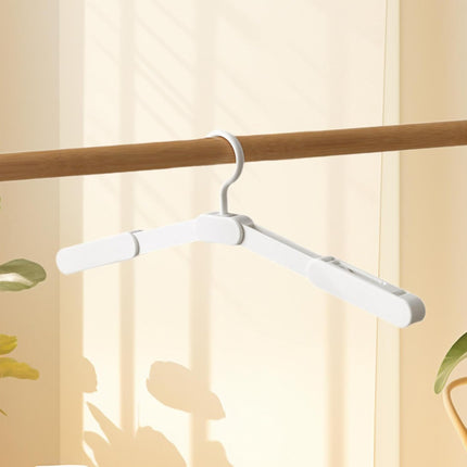 5PCS Portable Foldable Hangers Durable Plastic for Closet Laundry Space Saving