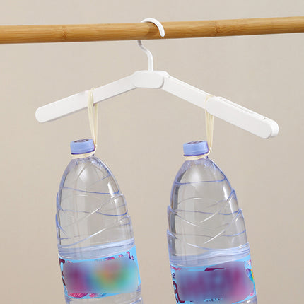 5PCS Portable Foldable Hangers Durable Plastic for Closet Laundry Space Saving