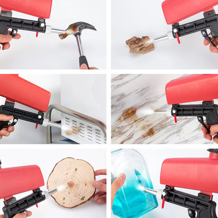 Handheld Sandblasting Gun Portable Pneumatic Tool For Rust Paint Cleaning Use