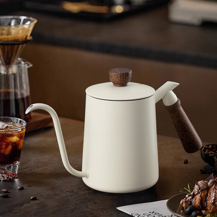 600ml Stainless Steel Coffee Pour Over Kettle Heat Resistant Home Café Brewing