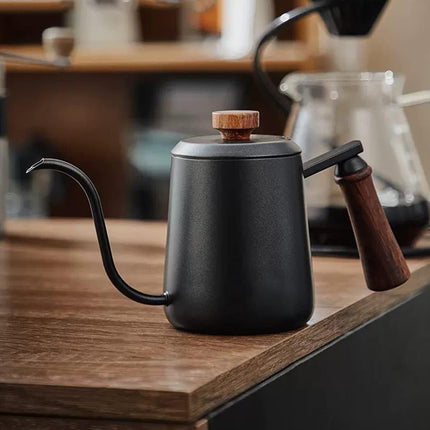 600ml Stainless Steel Coffee Pour Over Kettle Heat Resistant Home Café Brewing