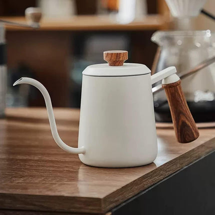 600ml Stainless Steel Coffee Pour Over Kettle Heat Resistant Home Café Brewing