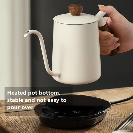 600ml Stainless Steel Coffee Pour Over Kettle Heat Resistant Home Café Brewing