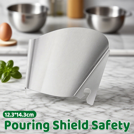 Stainless Steel Chef Machine Pouring Accessories Trough Protective Cover Set