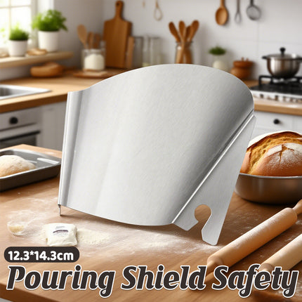 Stainless Steel Chef Machine Pouring Accessories Trough Protective Cover Set