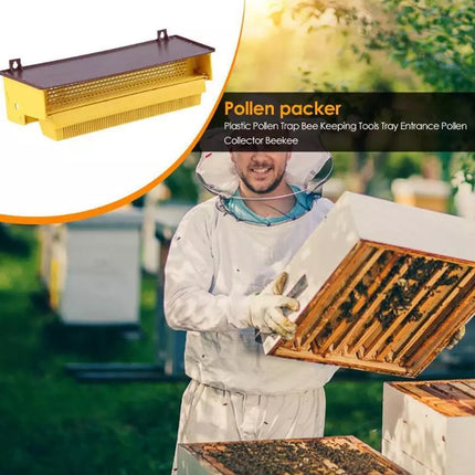 Beekeeping Pollen Trap Box Remover Beehive Collector Tool Plastic Collection Box