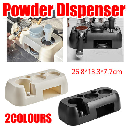 Coffee Tamper Stand Multifunctional Double Storage Handle Holder Distributor