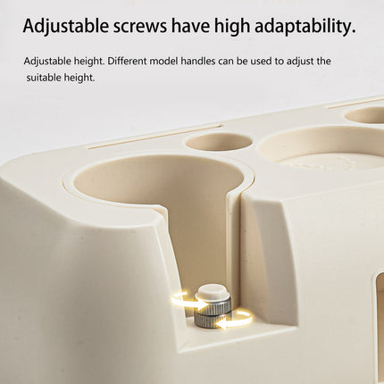 Coffee Tamper Stand Multifunctional Double Storage Handle Holder Distributor