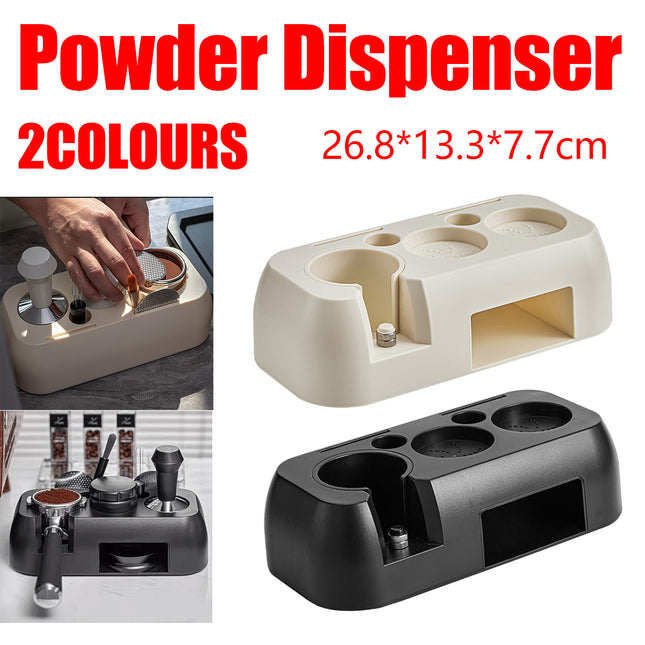 Coffee Tamper Stand Multifunctional Double Storage Handle Holder Distributor