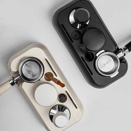 Coffee Tamper Stand Multifunctional Double Storage Handle Holder Distributor