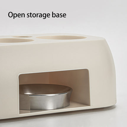 Coffee Tamper Stand Multifunctional Double Storage Handle Holder Distributor