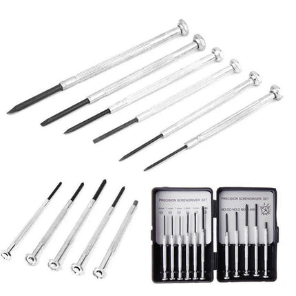 11 Pcs Precision Screwdriver Set Mobile Laptop Watch Glasses Small Driver - Aimall