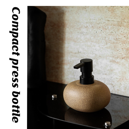 Reusable Ceramic Pump Bottle For Shampoo Lotion Soap Conditioner Travel Set