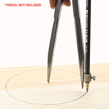 Professional Compass Carbon Steel for Math Drawing Engineering Drafting Student