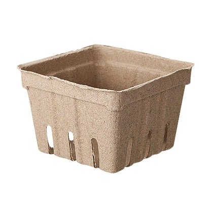 60PCS Pulp Fruit Box Eco Friendly Safe Reliable for Fruit Vegetable Storage Use