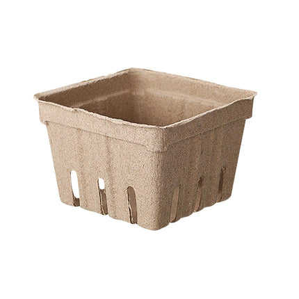 60PCS Pulp Fruit Box Eco Friendly Safe Reliable for Fruit Vegetable Storage Use