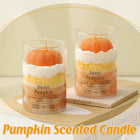 Scented Candle Cup Pumpkin Aroma Gift Jar 120g Orange Home Decoration Candle