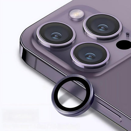 For iPhone 14/14 Plus Metal Camera Lens Glass Screen Protector