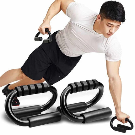 Push Up Bar Stand S Shape Home Workout Arm Chest Trainer Indoor Fitness Tool