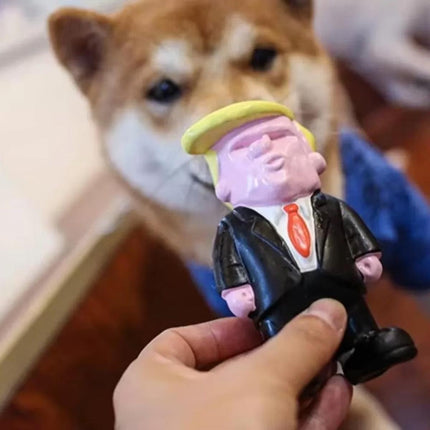 Qmonster Pet Clay Latex Sound Dog Toy Trump Bite Puppy Pup Molars