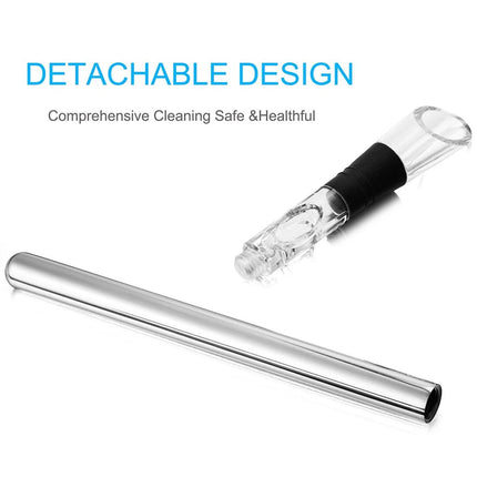 Stainless Steel Wine Chiller Stick Beer Cooling Rod Quick Freeze Pourer Tool