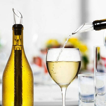 Stainless Steel Wine Chiller Stick Beer Cooling Rod Quick Freeze Pourer Tool